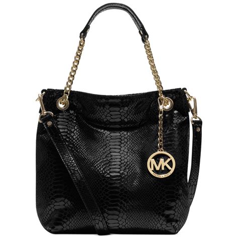 michael michael kors jet set chain medium shoulder tote|Michael Kors black medium tote.